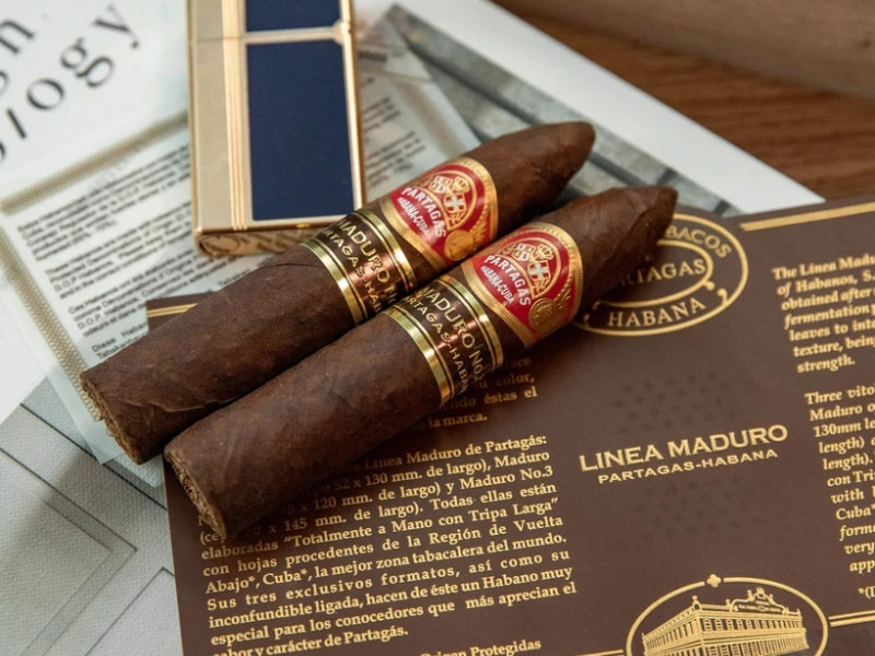 Mức của của xì gà Maduro No.2